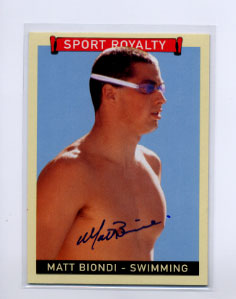 2008 Upper Deck Goudey Sport Royalty Autographs #MB Matt Biondi