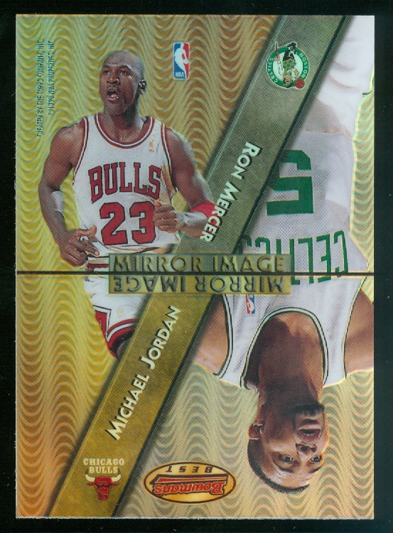 199798 Bowman's Best Mirror Image Refractors MI1 Michael Jordan/Ron