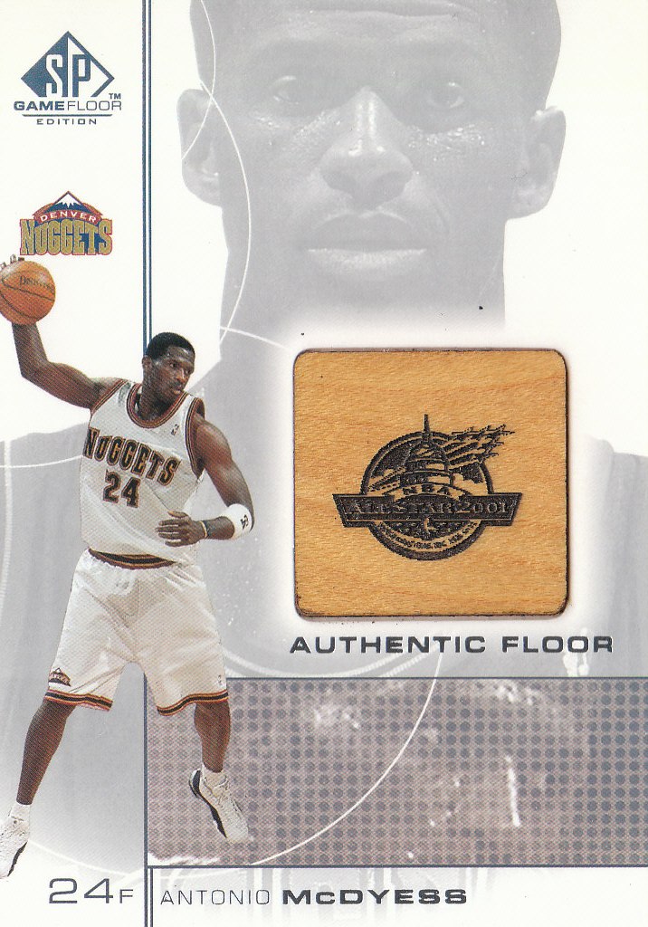 2000-01 SP Game Floor Authentic Floor #MD Antonio McDyess AS