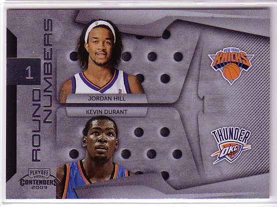 2009-10 Playoff Contenders Round Numbers #22 Jordan Hill/Kevin Durant