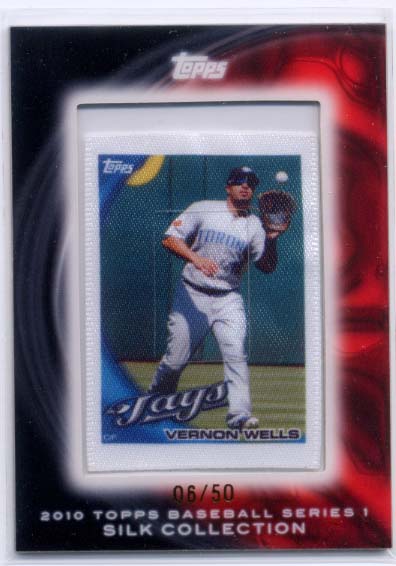 2010 Topps Silk Collection #S58 Vernon Wells