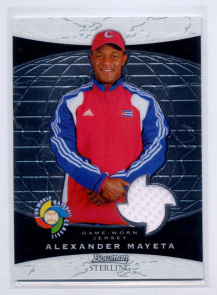 2009 Bowman Sterling WBC Relics #AM Alexander Mayeta
