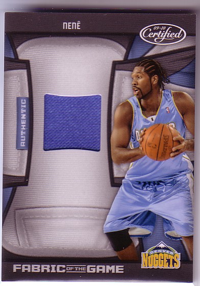 2009-10 Certified Fabric of the Game #32 Nene/250