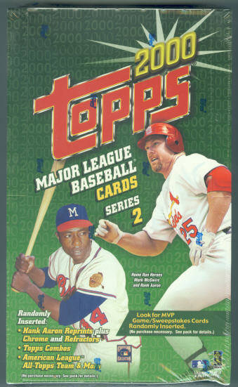 2000 Topps Series 2 Retail Factory Sealed Unopened Box (36 Packs)