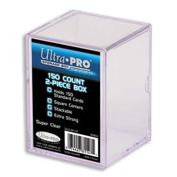 Lot of 20 of the Ultra-Pro #81147  150 ct. Storage Box 