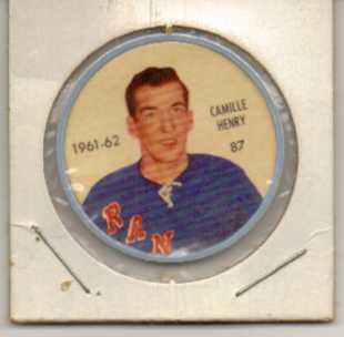 1961-62 Shirriff/Salada Coins #87 Camille Henry