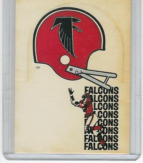 1976 Sunbeam NFL Die Cuts #1 Atlanta Falcons
