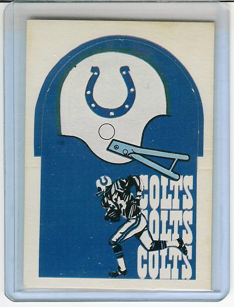 1976 Sunbeam NFL Die Cuts #2 Baltimore Colts