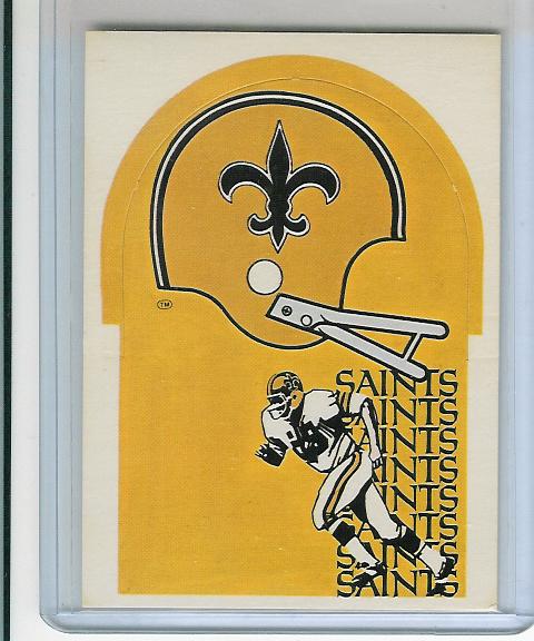 1976 Sunbeam NFL Die Cuts #17 New Orleans Saints