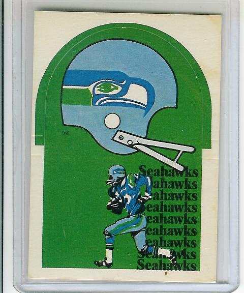 1976 Sunbeam NFL Die Cuts #26 Seattle Seahawks
