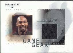 2000-01 Black Diamond Game Gear #KM, Karl Malone