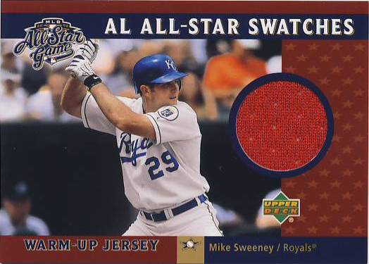 2003 Upper Deck AL All-Star Swatches #MS Mike Sweeney