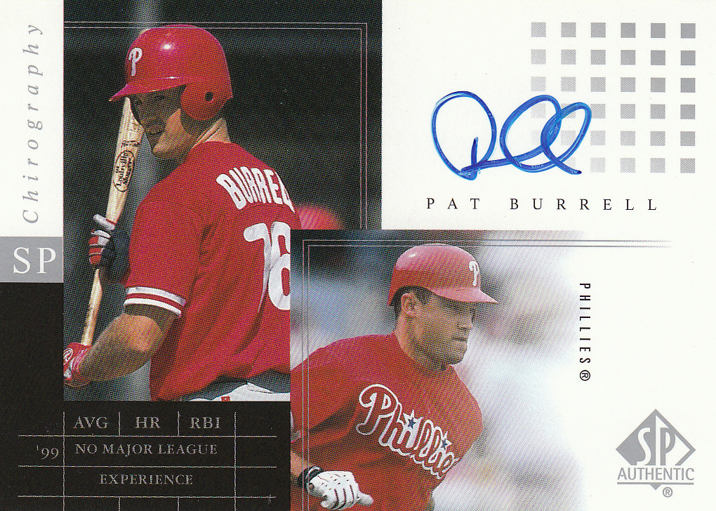 2000 SP Authentic Chirography #PB Pat Burrell