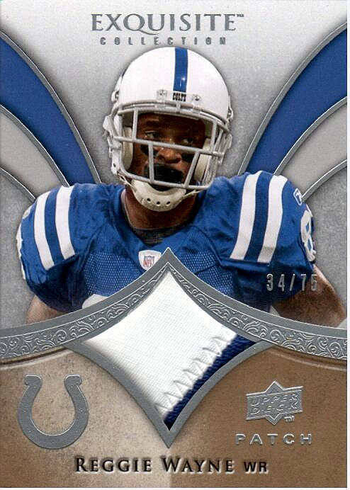 2009 Exquisite Collection Patch #PRW Reggie Wayne