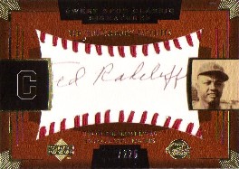 2004 Sweet Spot Classic Signatures Black #SSA58 Ted Radcliffe/225
