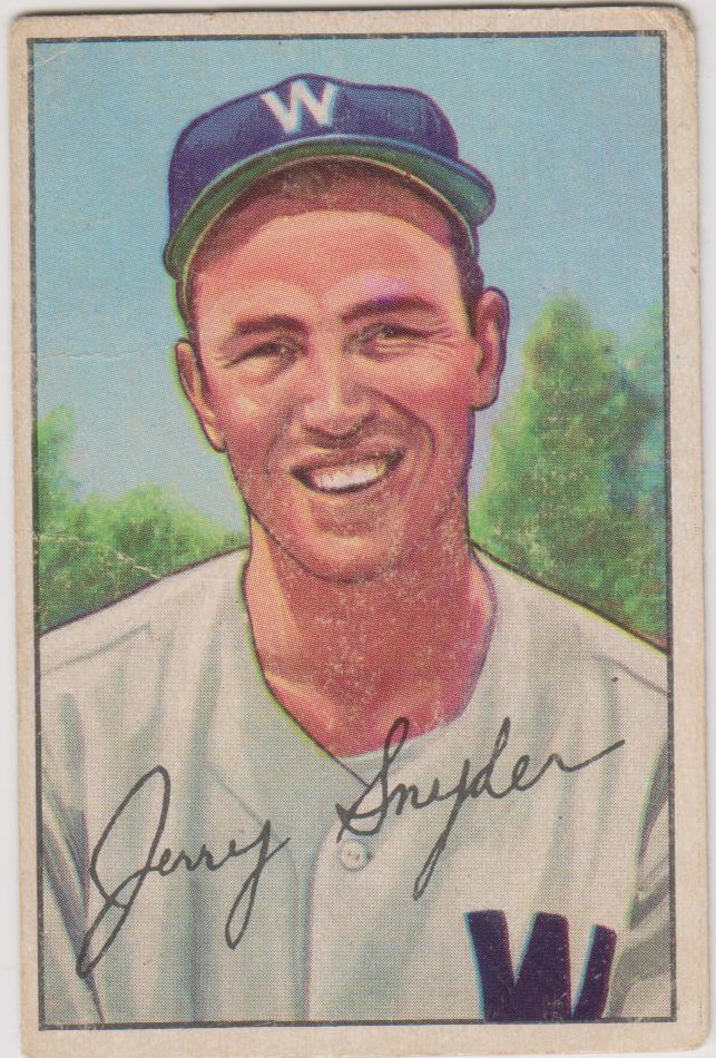 1952 Bowman #246 Jerry Snyder RC