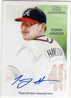2010 Topps National Chicle Autographs Bazooka Back #TH Tommy Hanson