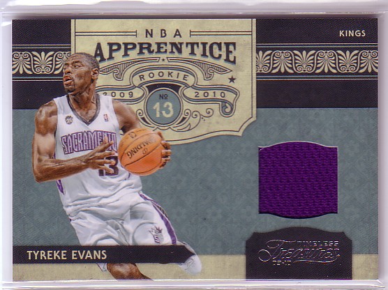 2009-10 Timeless Treasures NBA Apprentice Materials #4 Tyreke Evans