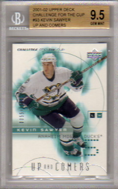 2001-02 UD Challenge for the Cup #93 Kevin Sawyer RC