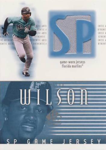 2002 SP Authentic Game Jersey #JPW Preston Wilson