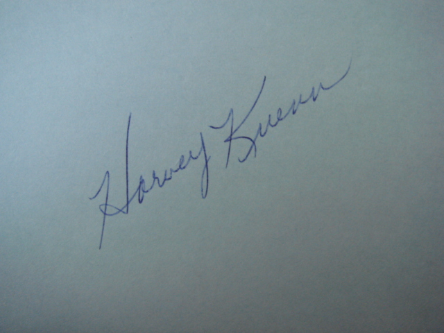 Harvey Kuenn Autographed 3 X 5 Card With COA