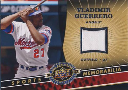 2009 Upper Deck 20th Anniversary Memorabilia #MLBVG Vladimir Guerrero