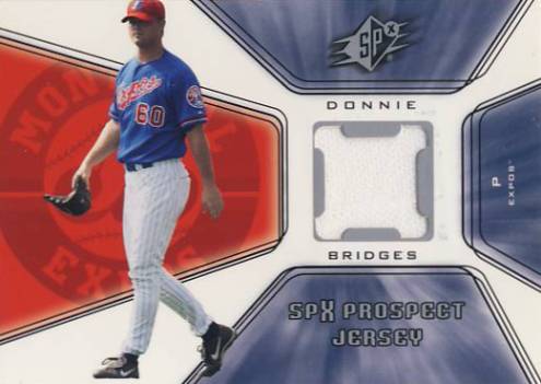 2001 SPx #124 Donnie Bridges JSY