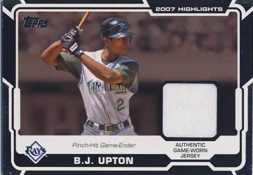 2008 Topps Highlights Relics #BU B.J. Upton C2