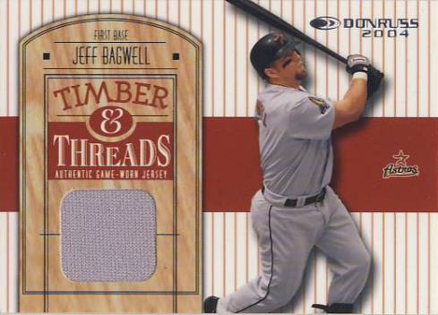2004 Donruss Timber and Threads #11 Jeff Bagwell Jsy
