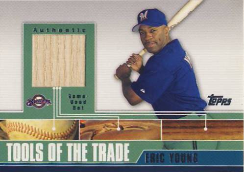 2002 Topps Traded Tools of the Trade Relics #EY Eric Young Bat C