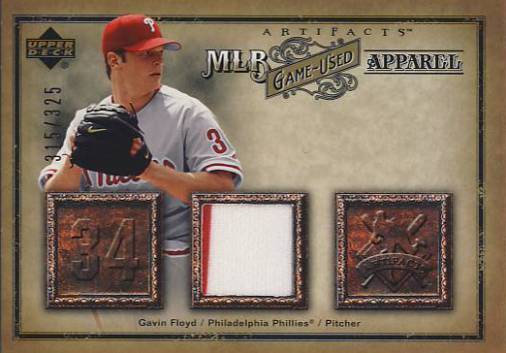 2006 Artifacts MLB Game-Used Apparel #GF Gavin Floyd Jsy/325