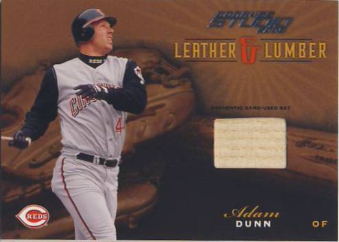 2003 Studio Leather and Lumber #1 Adam Dunn Bat/400