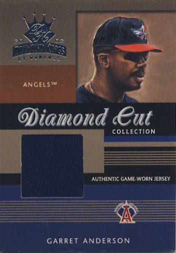 2003 Diamond Kings Diamond Cut Collection #DC39 Garret Anderson Jsy/450