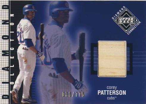 2002 Upper Deck Diamond Connection #564 Corey Patterson DC Bat