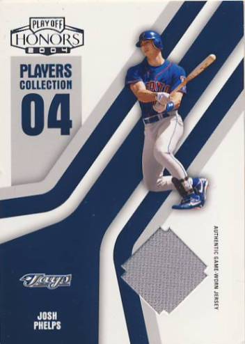 2004 Playoff Honors Players Collection Jersey Blue #45 Josh Phelps
