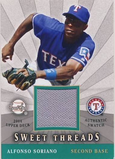 2004 Sweet Spot Sweet Threads #STSAS Alfonso Soriano