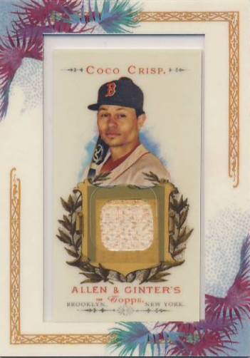 2007 Topps Allen and Ginter Relics #CLC Coco Crisp Bat D