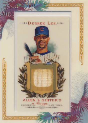 2007 Topps Allen and Ginter Relics #DL Derrek Lee Bat H