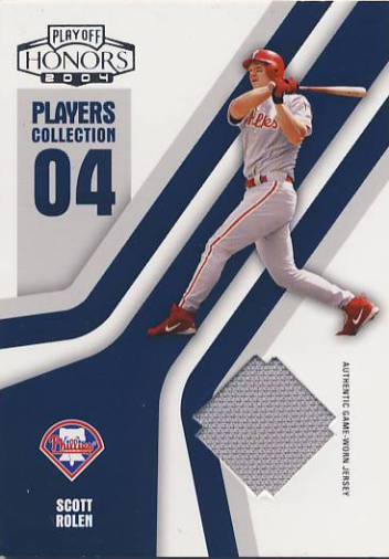 2004 Playoff Honors Players Collection Jersey Blue #86 Scott Rolen