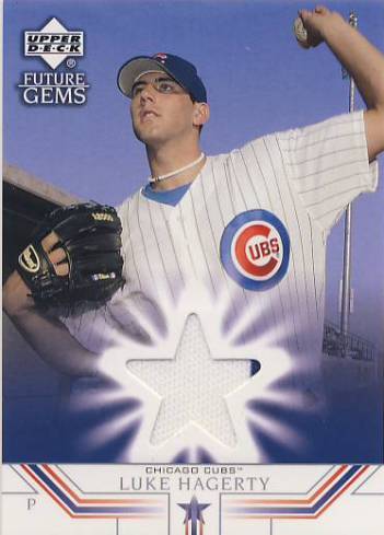 2002 Upper Deck Prospect Premieres #77 Luke Hagerty JSY XRC