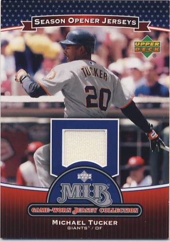 2005 Upper Deck Season Opener MLB Game-Worn Jersey Collection #MT Michael Tucker