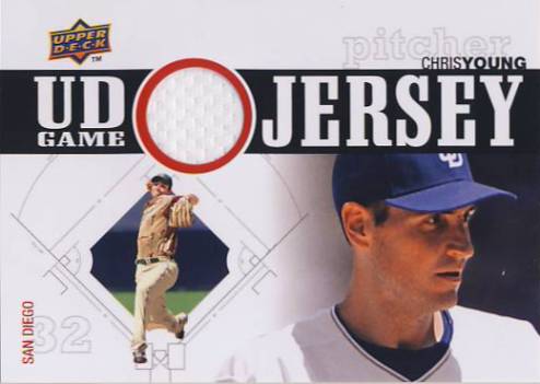 2010 Upper Deck UD Game Jersey #CY Chris Young