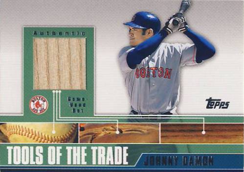 2002 Topps Traded Tools of the Trade Relics #JDB Johnny Damon Sox Bat C
