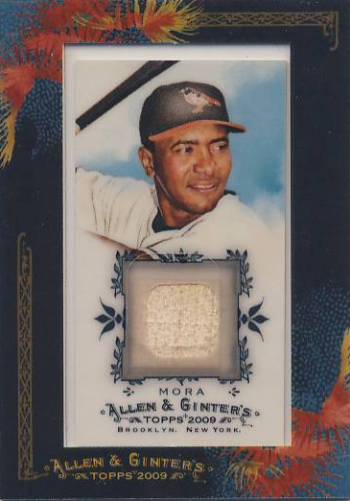 2009 Topps Allen and Ginter Relics #MMO Melvin Mora Bat C
