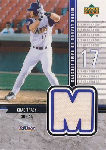 2002 UD Minor League Game Jerseys #JCT Chad Tracy