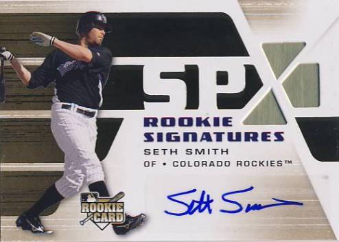 2008 SPx #113 Seth Smith AU (RC)