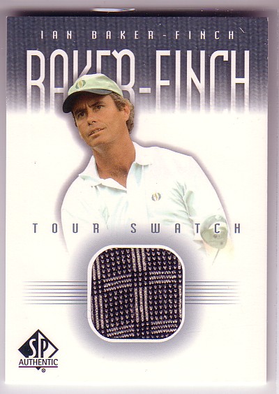 2001 SP Authentic Tour Swatch #IFTS Ian Baker-Finch