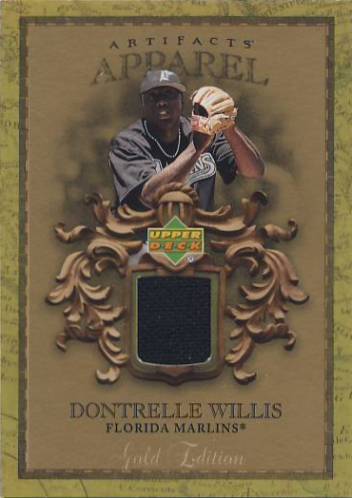 2007 Artifacts MLB Apparel Gold #DW Dontrelle Willis
