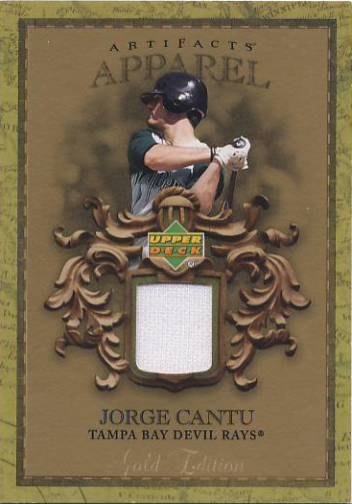 2007 Artifacts MLB Apparel Gold #JC Jorge Cantu