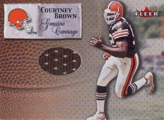 2000 Fleer Tradition Genuine Coverage #6 Courtney Brown